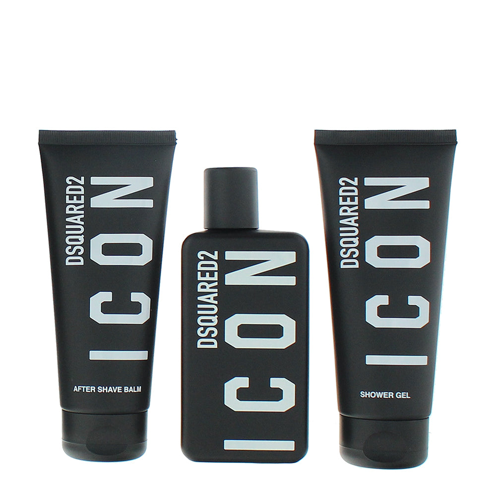 Dsquared2 Icon Pour Homme 3 Piece Gift Set: Eau de Parfum 100ml - Body Lotion 10 - Product