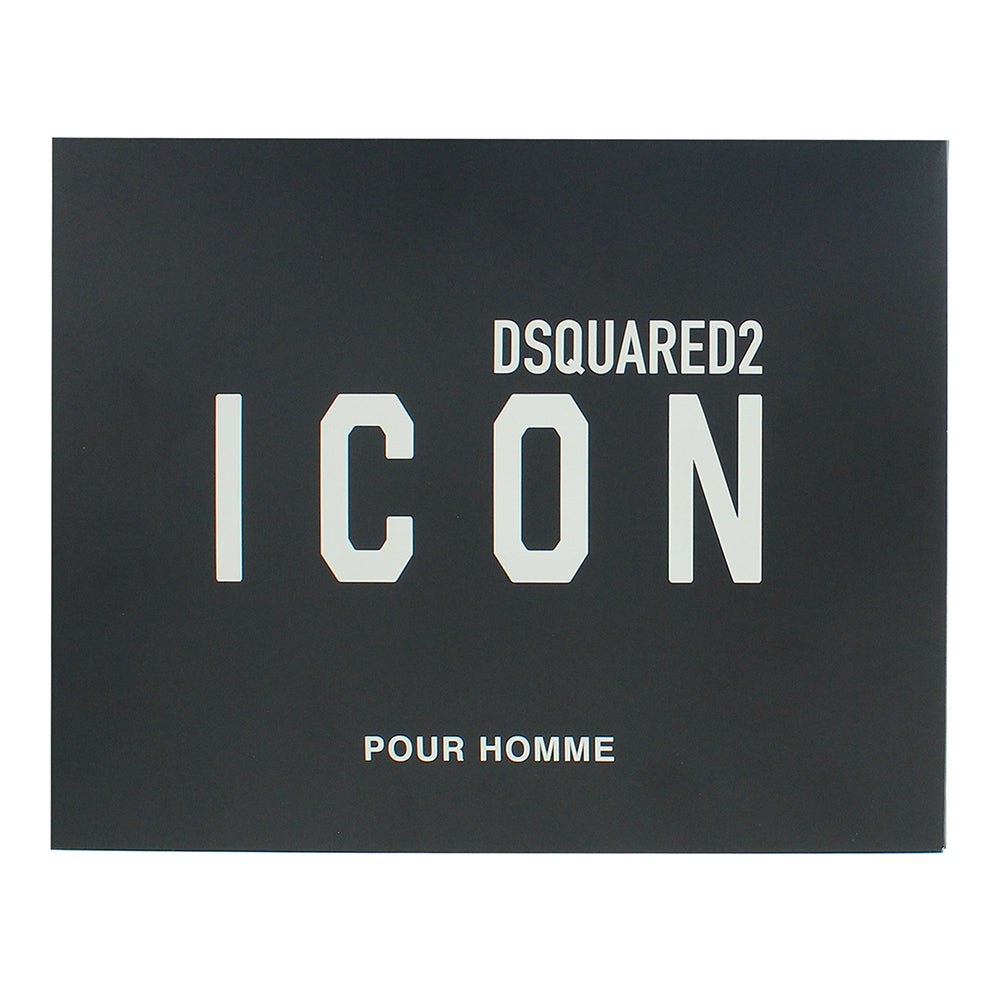 Dsquared2 Icon Pour Homme 3 Piece Gift Set: Eau de Parfum 100ml - Body Lotion 10 - Box