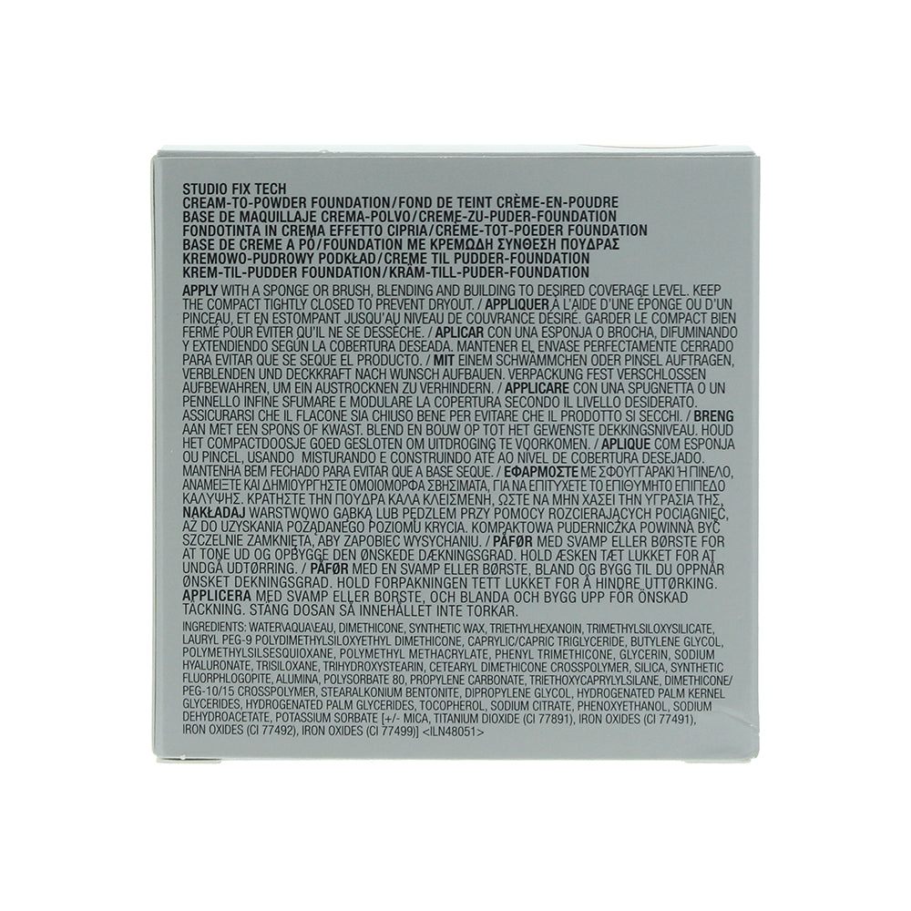 MAC Studio Fix Tech Cream To Powder NC20 Foundation 10g - Ingredients