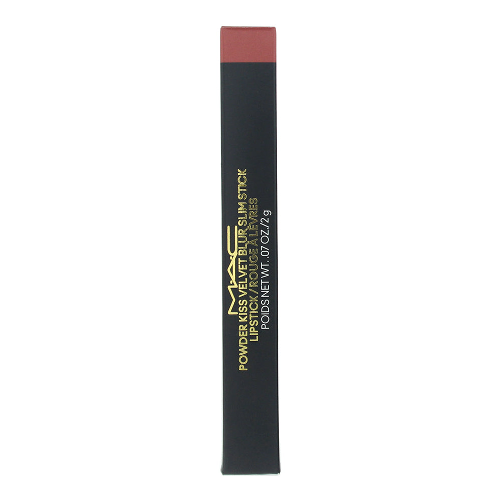 MAC Powder Kiss Velvet Blur Slim Stick 899 Brickthrough Lipstick 2g - Box