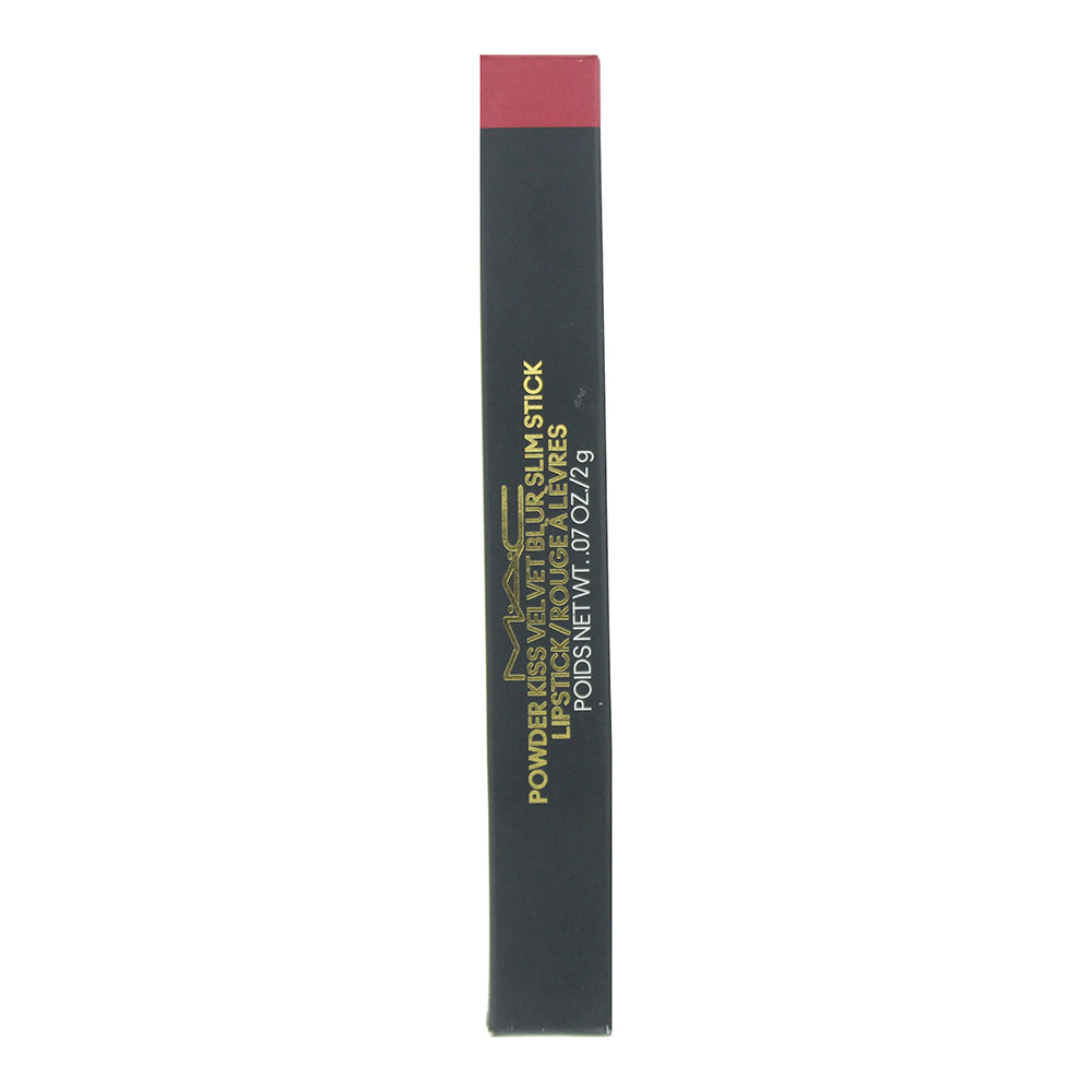MAC Powder Kiss Velvet Blur Slim Stick 890 Wild Sumac Lipstick 2g - Box