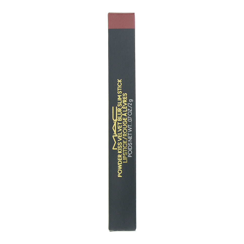 MAC Powder Kiss Velvet Blur Slim Stick 880 Rose Mary Lipstick 2g - Box