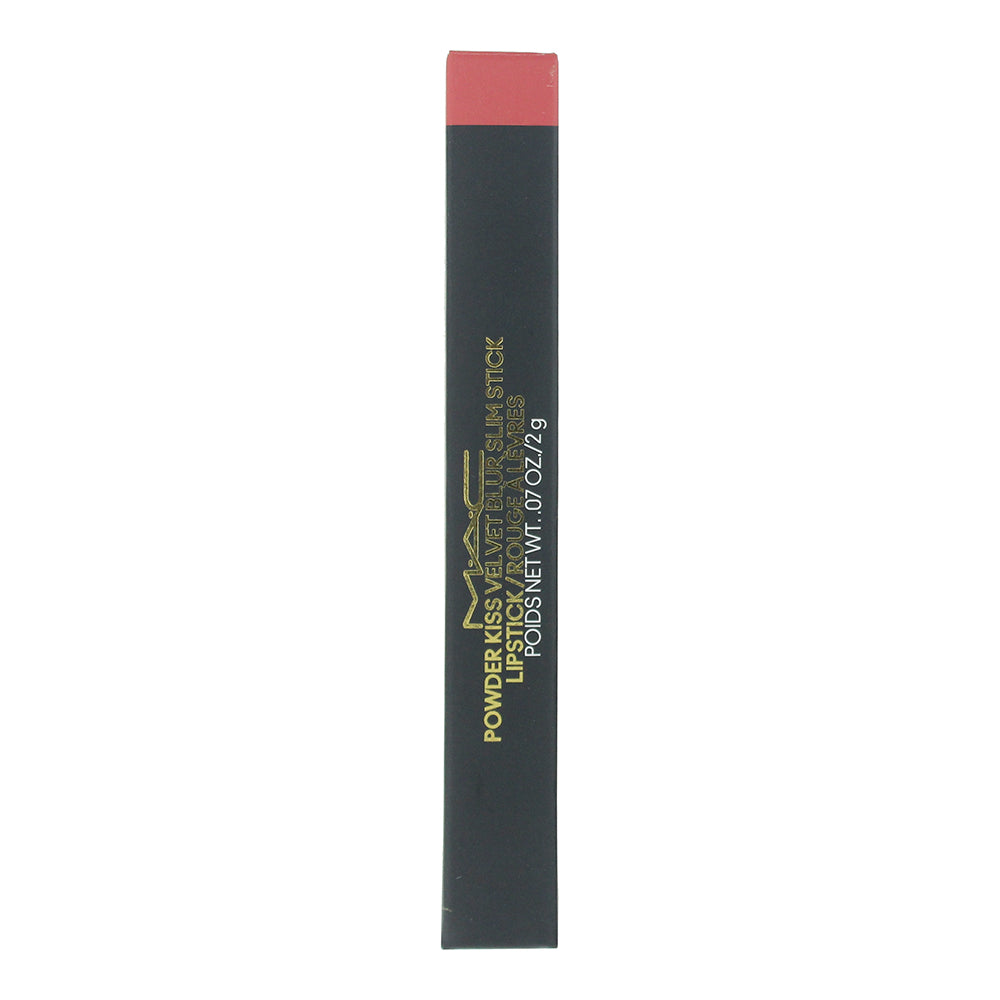 MAC Powder Kiss Velvet Blur Slim Stick 898 Sheer Outrage Lipstick 2g - Box