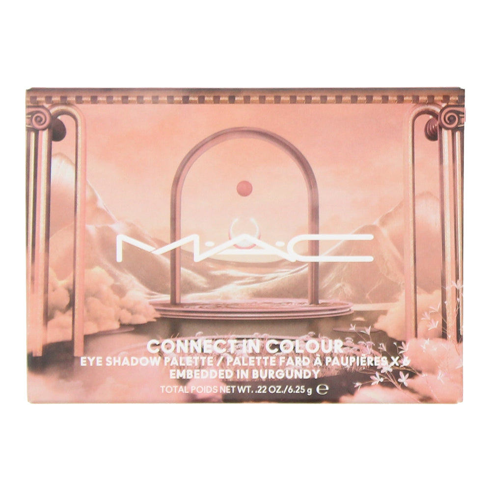 MAC Connect In Colour Embedded In Burgundy Eye Shadow Palette 6.25g - Box