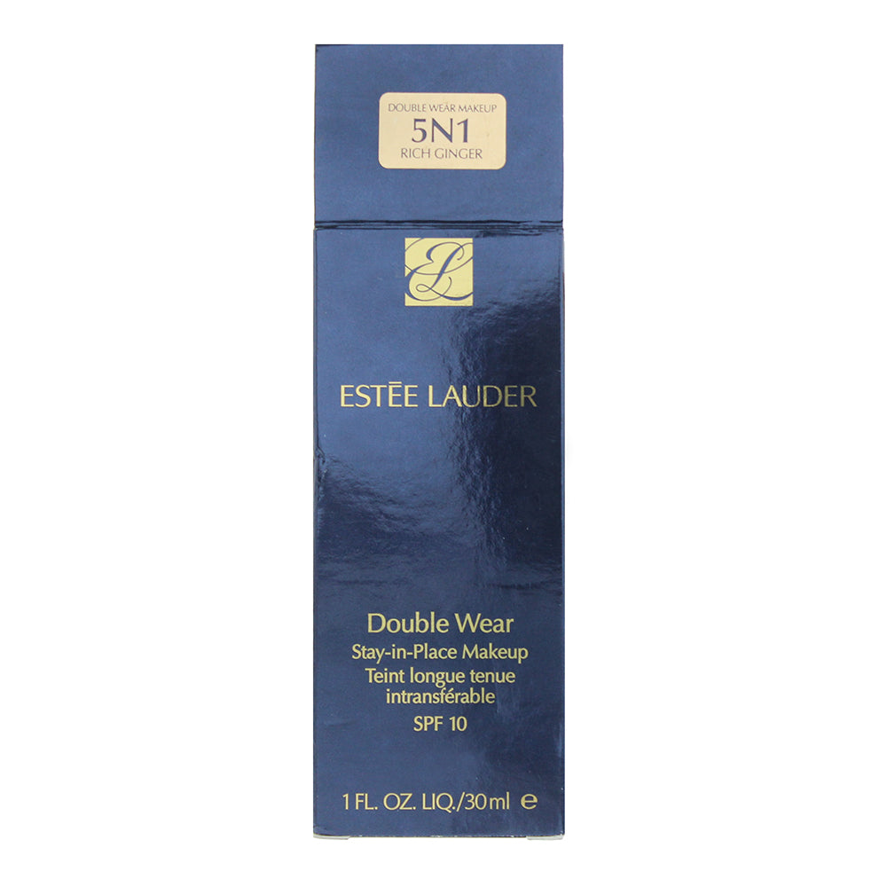 Estée Lauder Double Wear Stay-In-Place Makeup Spf 10 5N1 Rich Ginger Foundation  - Box