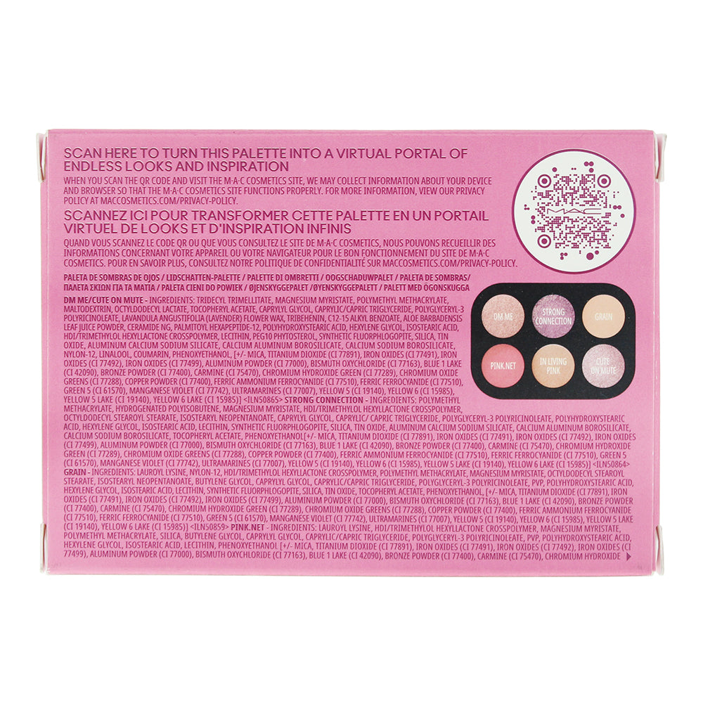 MAC Connect In Colour Rose Lens Eye Shadow Palette 6.25g