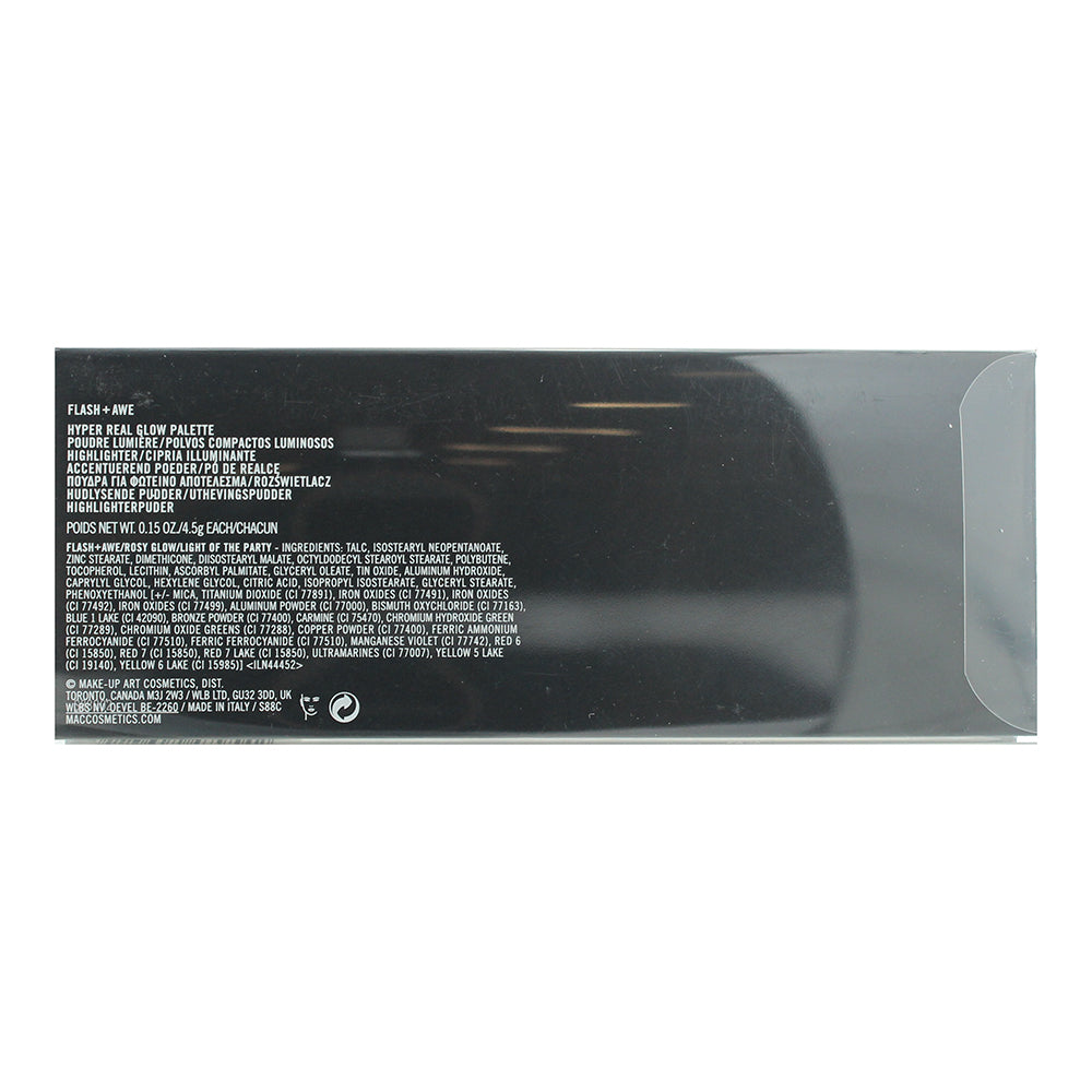 MAC Hyper Real Glow Flash Plus Awe Highlighting Palette 3 x 4.5g