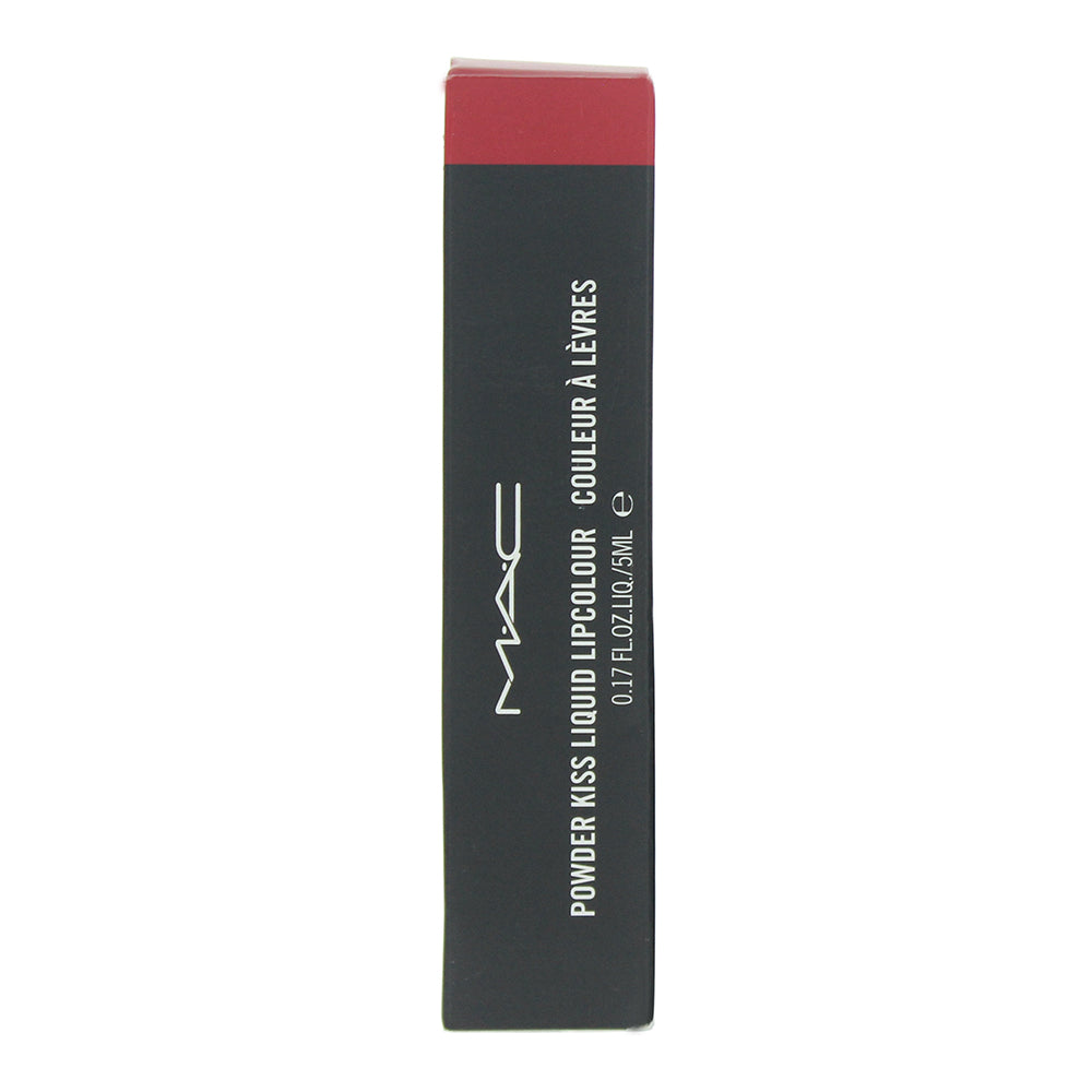 MAC Powder Kiss Liquid Lipcolour 975 Ruby Boo Liquid Lipstick 5ml - Box