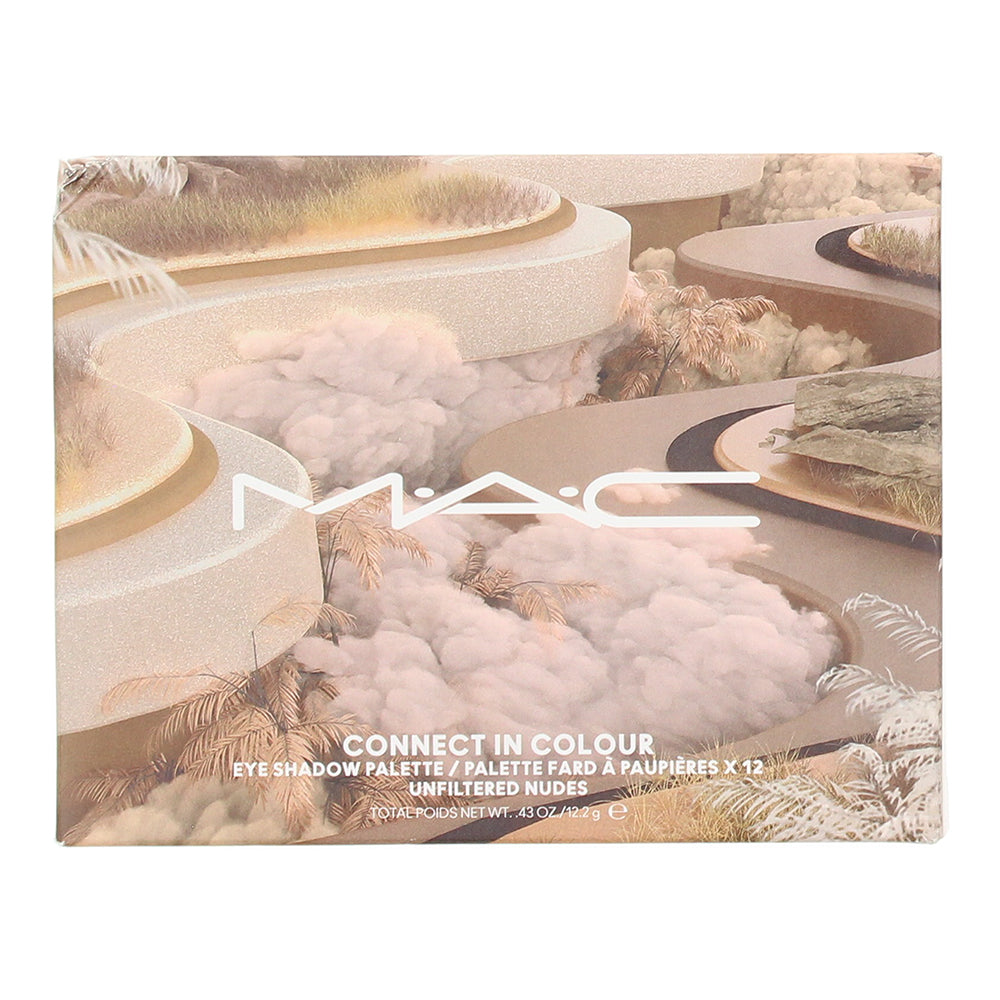 MAC Connect In Colour Unfiltered Nudes Eye Shadow Palette 12.2g - Box