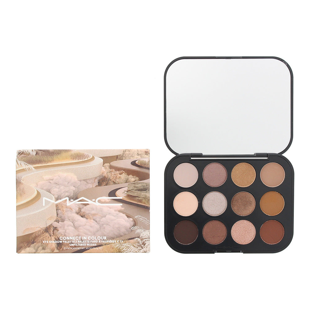 MAC Connect In Colour Unfiltered Nudes Eye Shadow Palette 12.2g