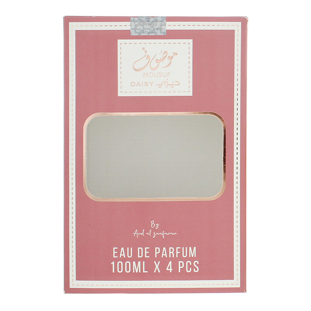 Ard Al Zaafaran Mousuf Daisy Eau de Parfum 4 x 100ml - Box
