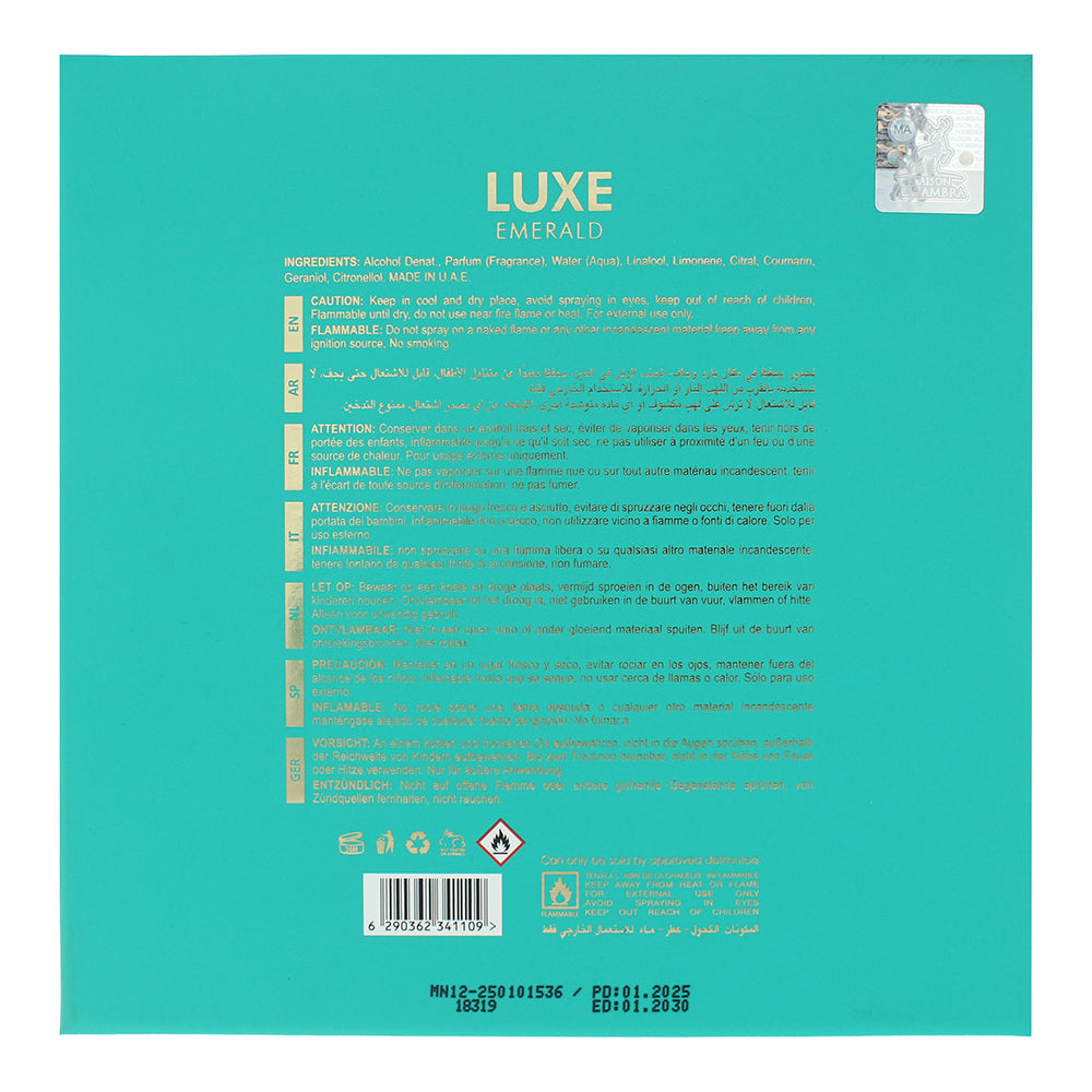 Maison Alhambra Luxe Emerald Eau de Parfum 100ml