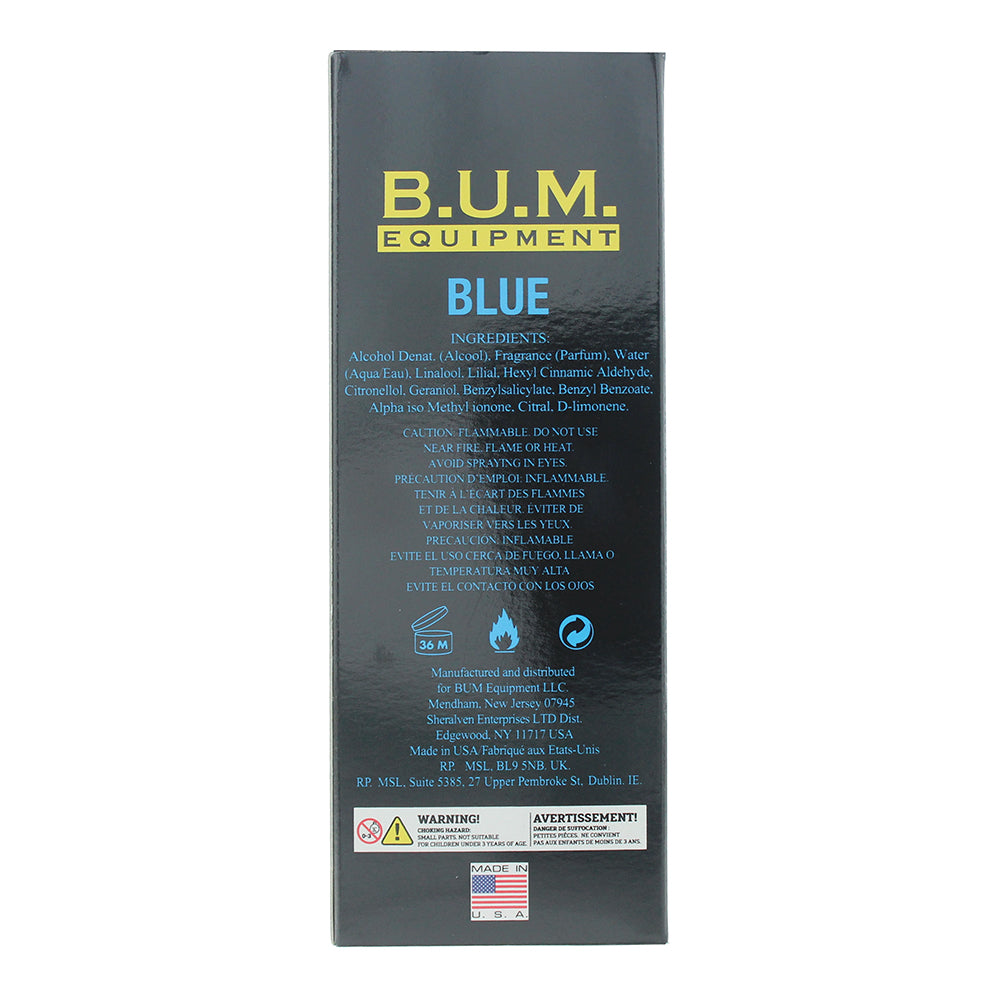 BUM Equipment Blue Wrap Bracelet Eau de Toilette 100ml - Ingredients