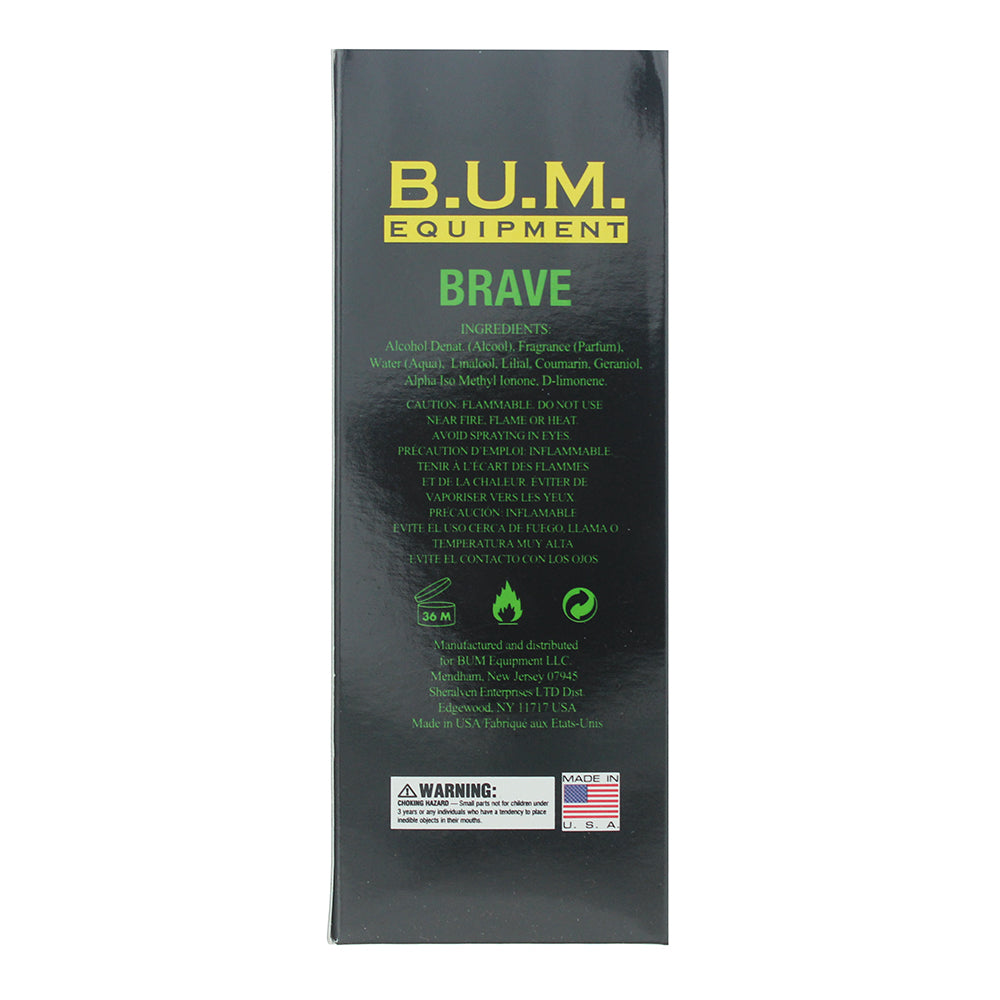 BUM Equipment Brave Wrap Bracelet Eau de Toilette 100ml - Ingredients