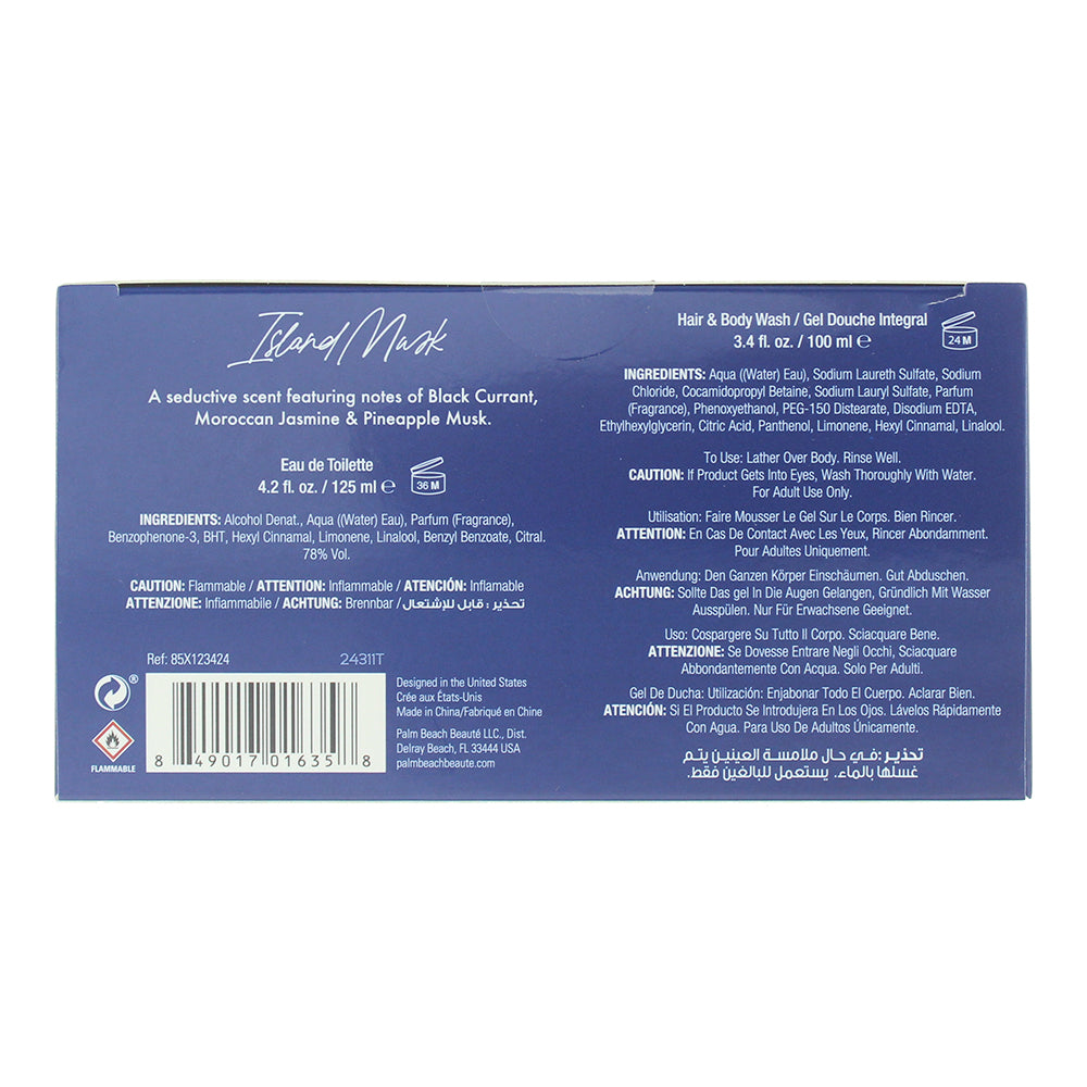 Caribbean Joe Island Supply Musk Photobox 2 Piece Gift Set: EDT 125ml - HBW 100m