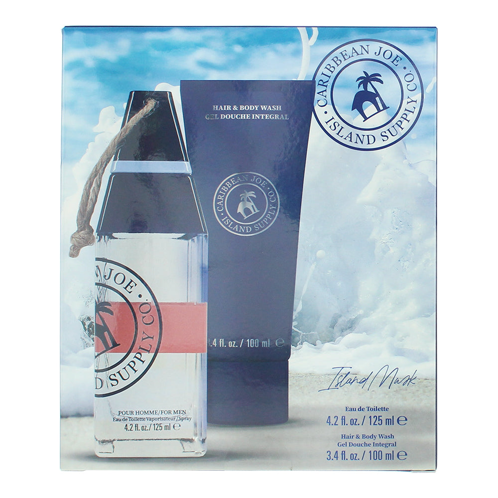 Caribbean Joe Island Supply Musk Photobox 2 Piece Gift Set: Eau de Toilette 125ml - HBW 100m - Box