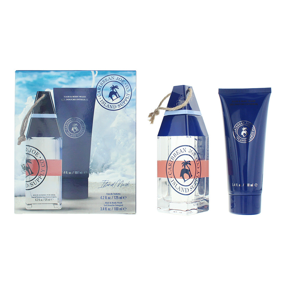 Caribbean Joe Island Supply Musk Photobox 2 Piece Gift Set: EDT 125ml - HBW 100m