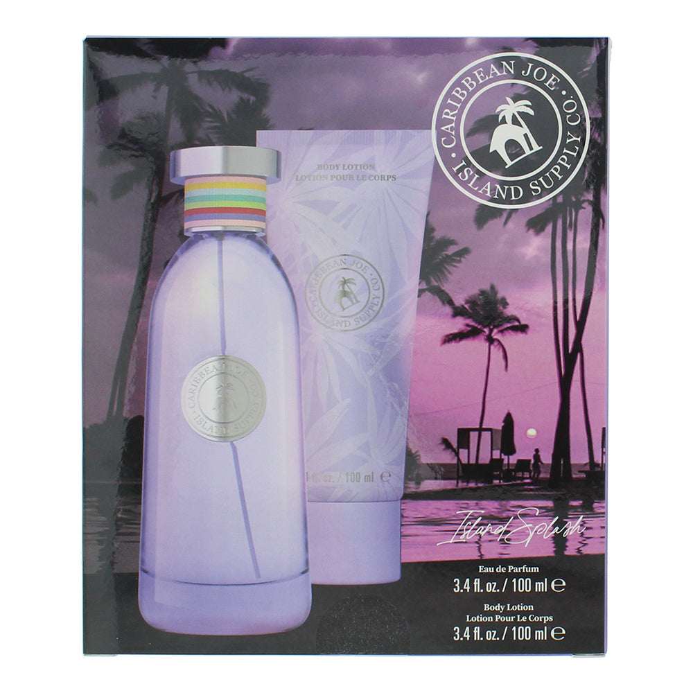 Caribbean Joe Island Supply Splash Photobox 2 Piece Gift Set: Eau de Parfum 100m - Box