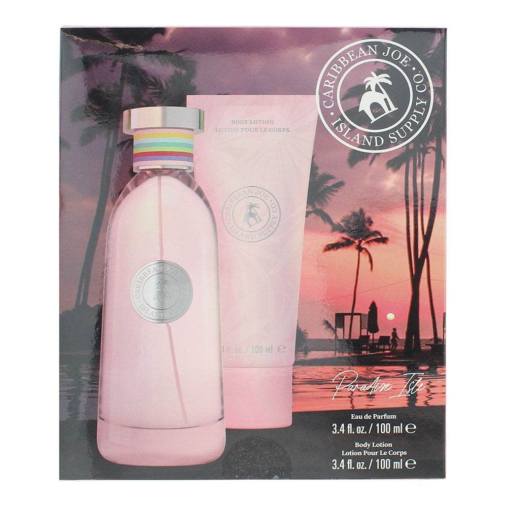 Caribbean Joe Island Supply Paradise Isle Photobox 2 Piece Gift Set: Eau de Parf - Box
