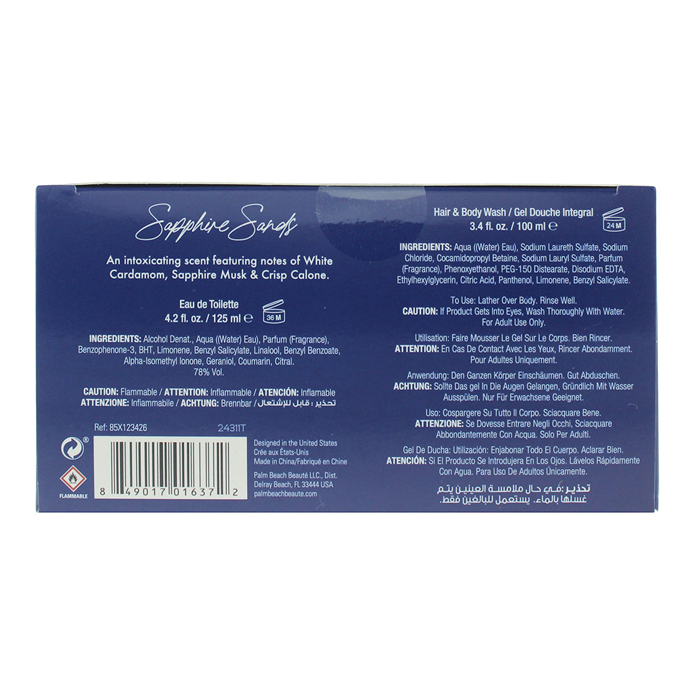 Caribbean Joe Island Supply Sapphire Sands Photobox 2 Piece Gift Set: EDT 125ml