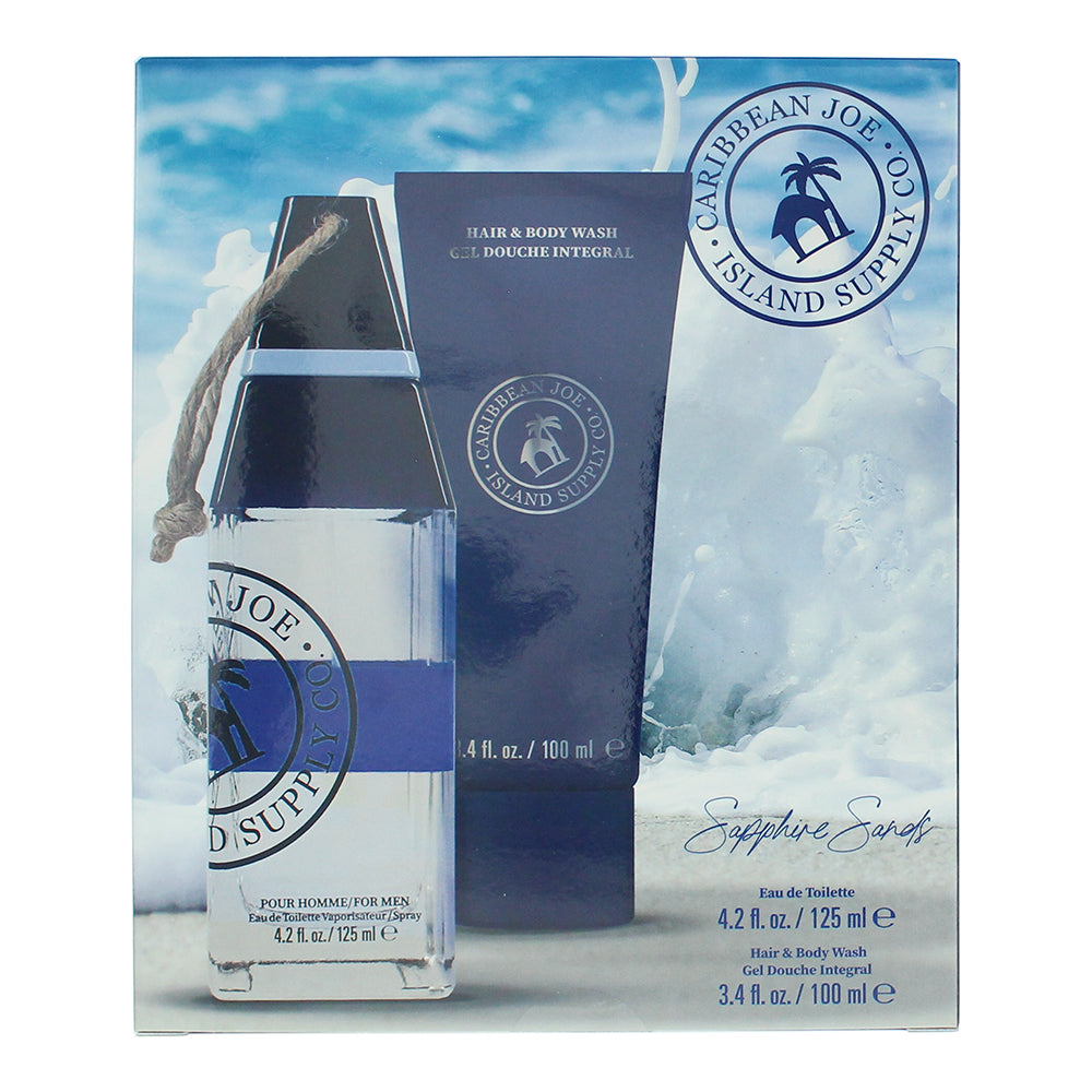 Caribbean Joe Island Supply Sapphire Sands Photobox 2 Piece Gift Set: Eau de Toi - Box