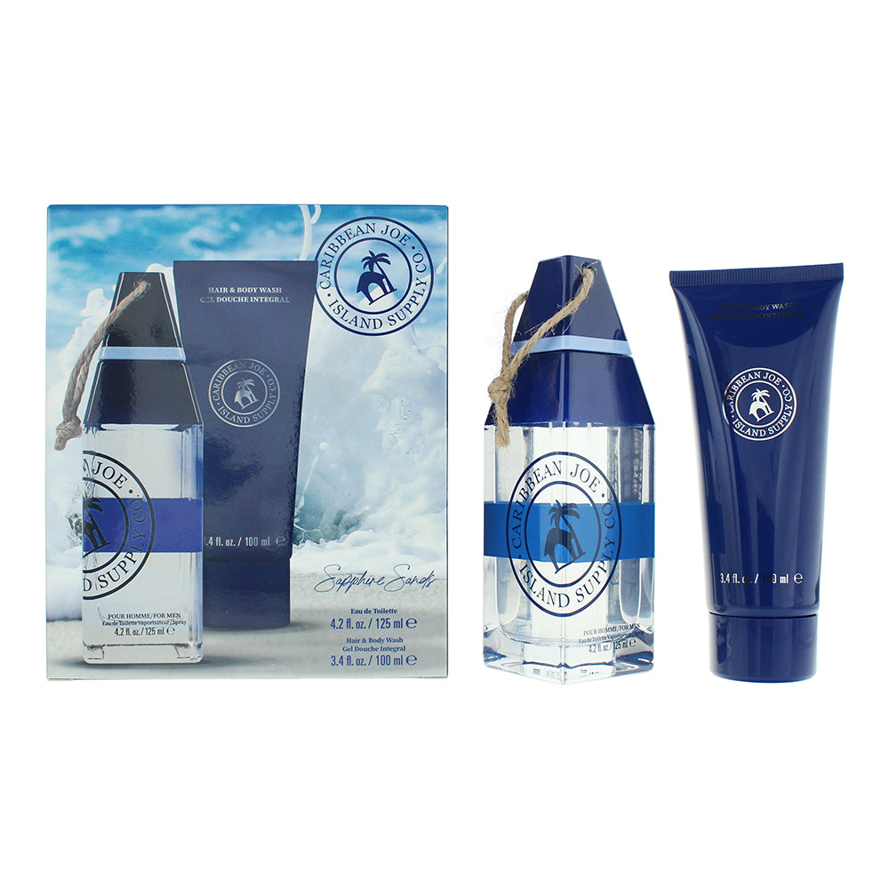 Caribbean Joe Island Supply Sapphire Sands Photobox 2 Piece Gift Set: Eau de Toi