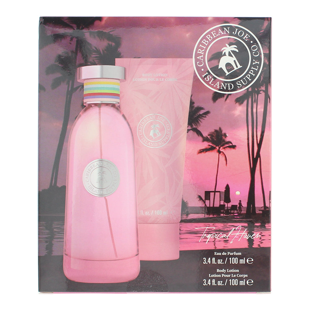 Caribbean Joe Island Supply Tropical Haven Photobox 2 Piece Gift Set: Eau de Par - Box
