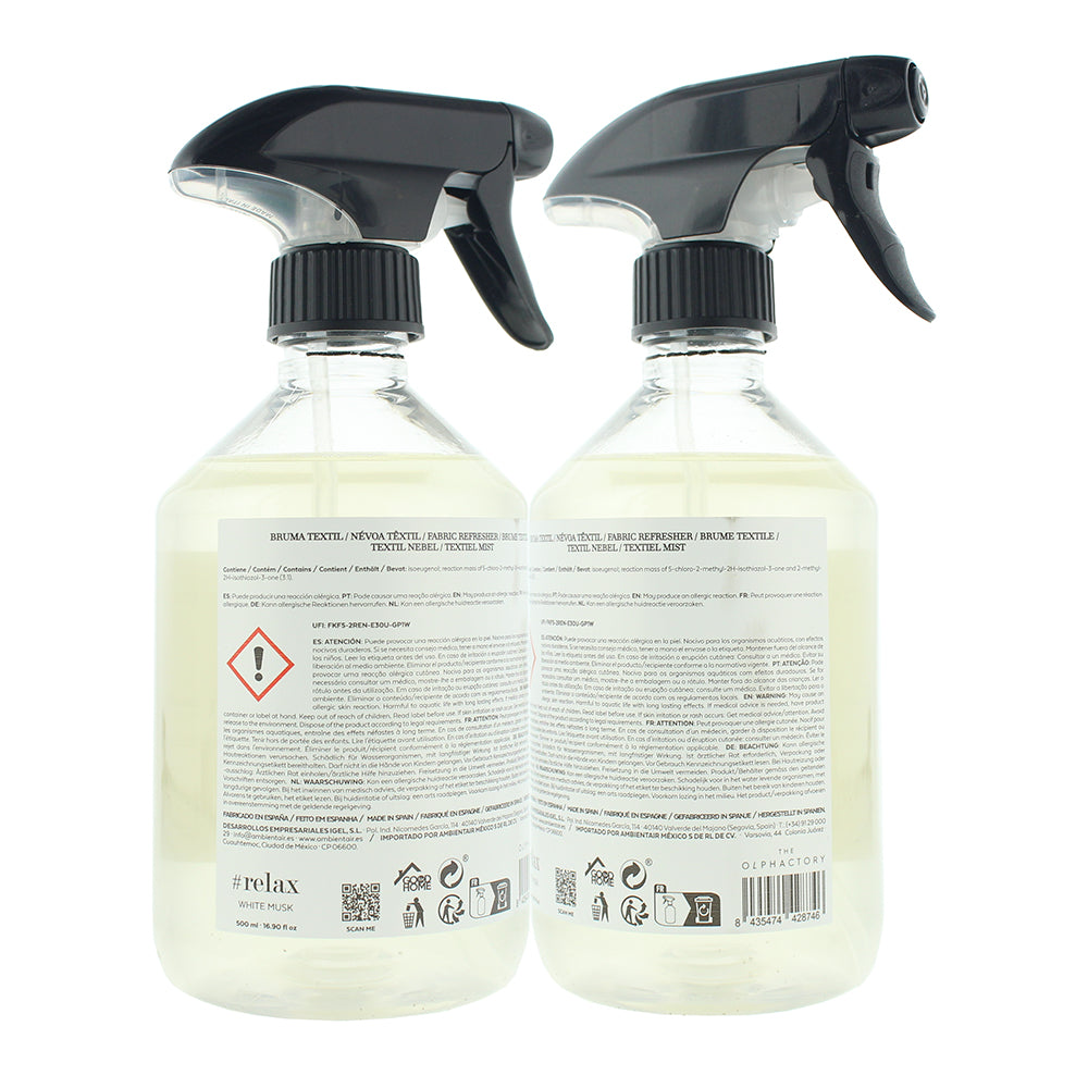 The Olphactory Relax White Musk Laundry Spray 500ml