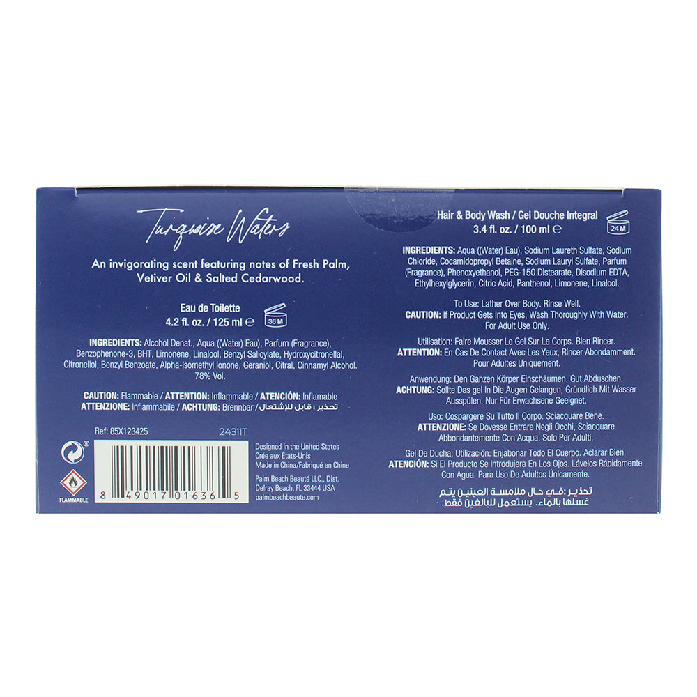 Caribbean Joe Island Supply Turquoise Waters Photobox 2 Piece Gift Set: EDT 125m