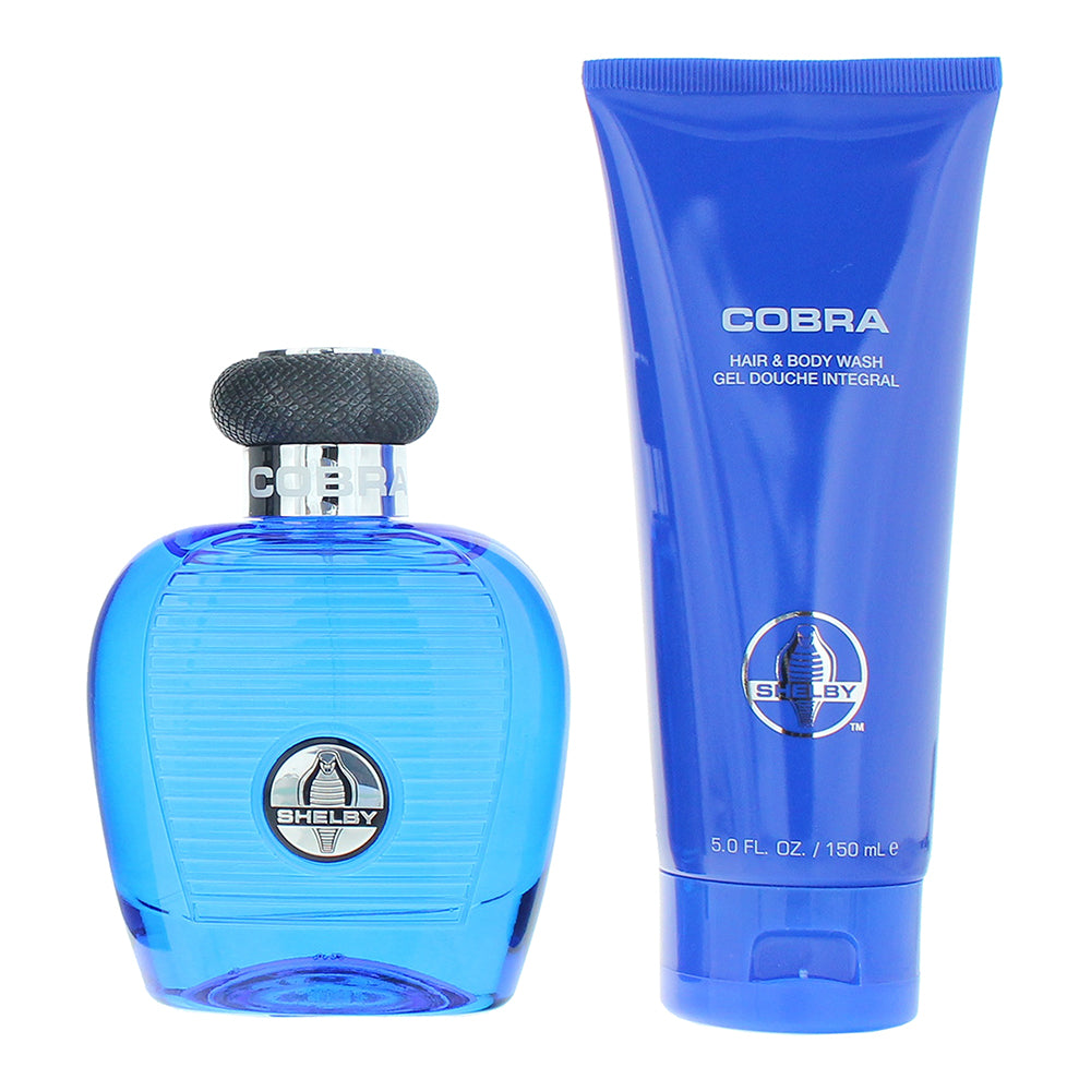 Carroll Shelby Blue Cobra 2 Piece Gift Set: Eau de Toilette 100ml - HBW 150ml - Product