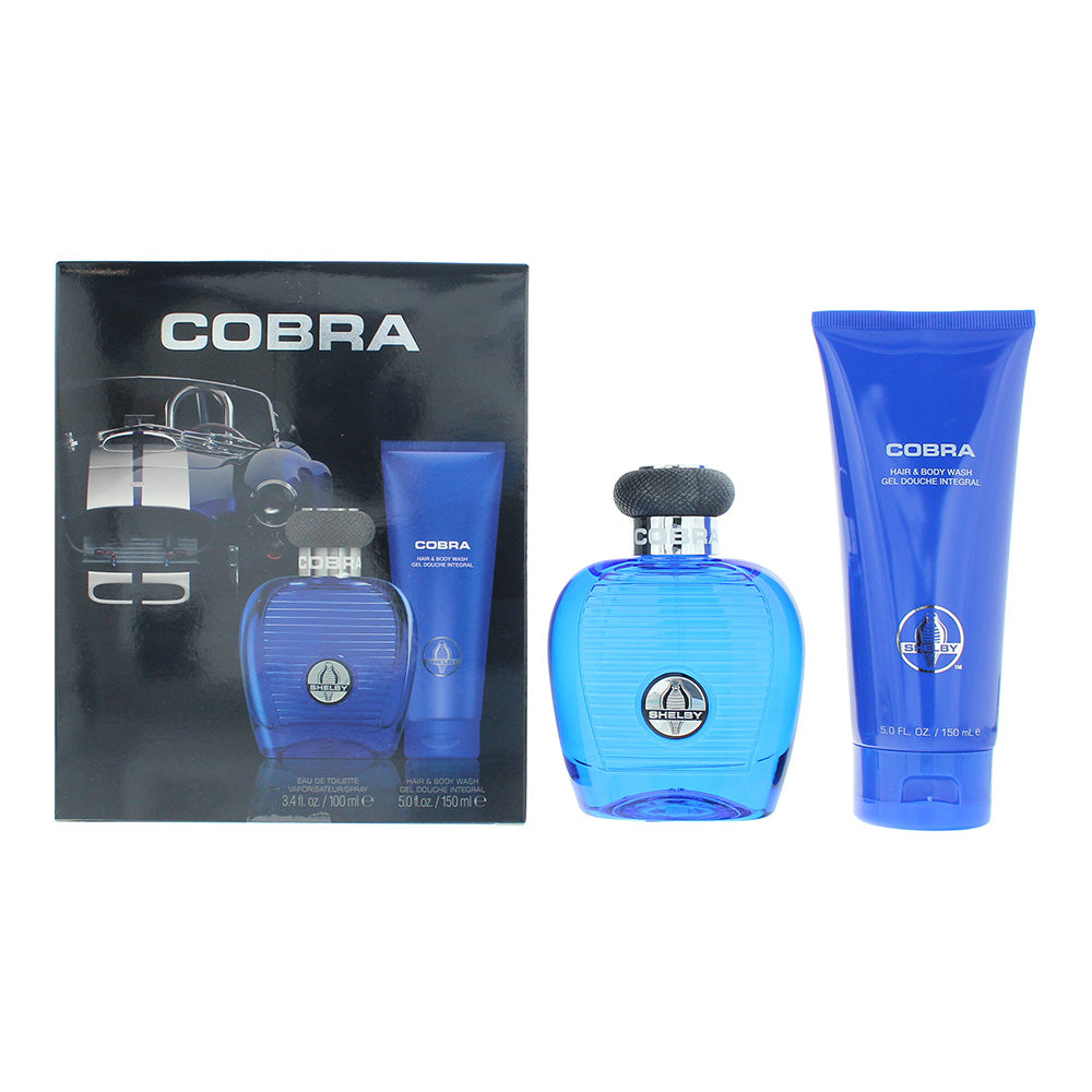 Carroll Shelby Blue Cobra 2 Piece Gift Set: Eau de Toilette 100ml - HBW 150ml