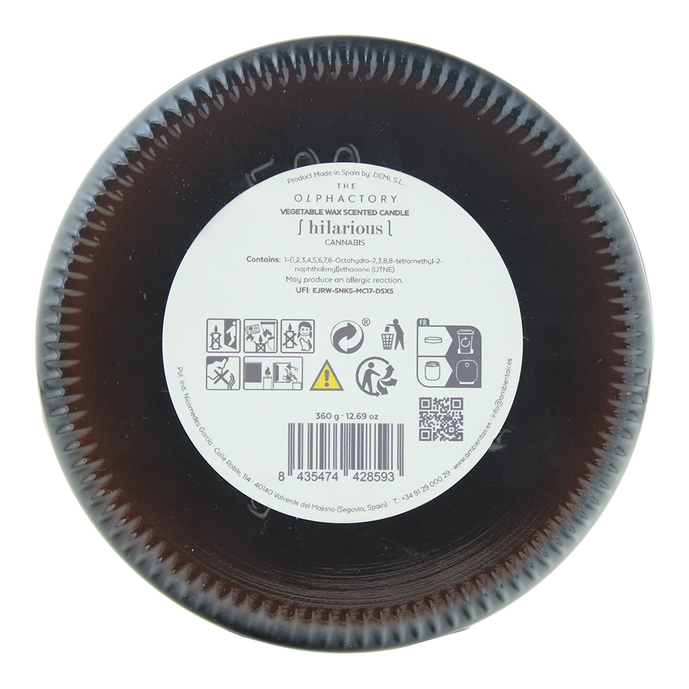 The Olphactory Hilarious Cannabis Scented Candle 360g