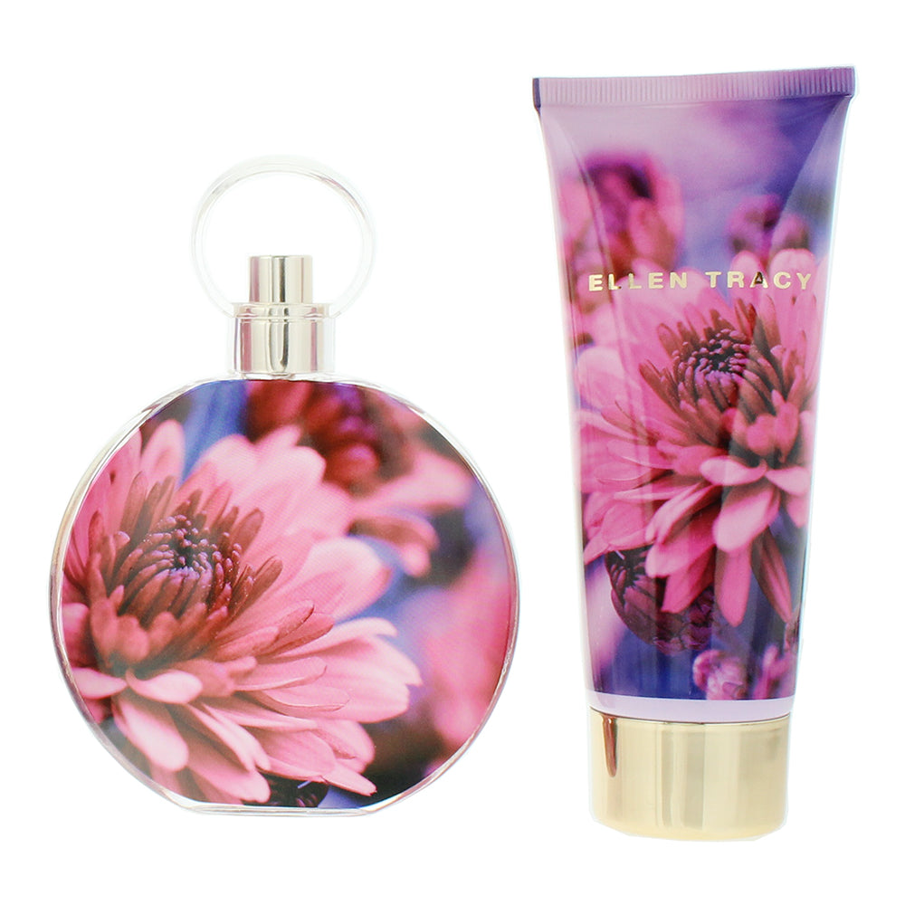 Ellen Tracy Dream Florals Pink Daisy Photobox 2 Piece Gift Set: Eau de Parfum 10 - Product