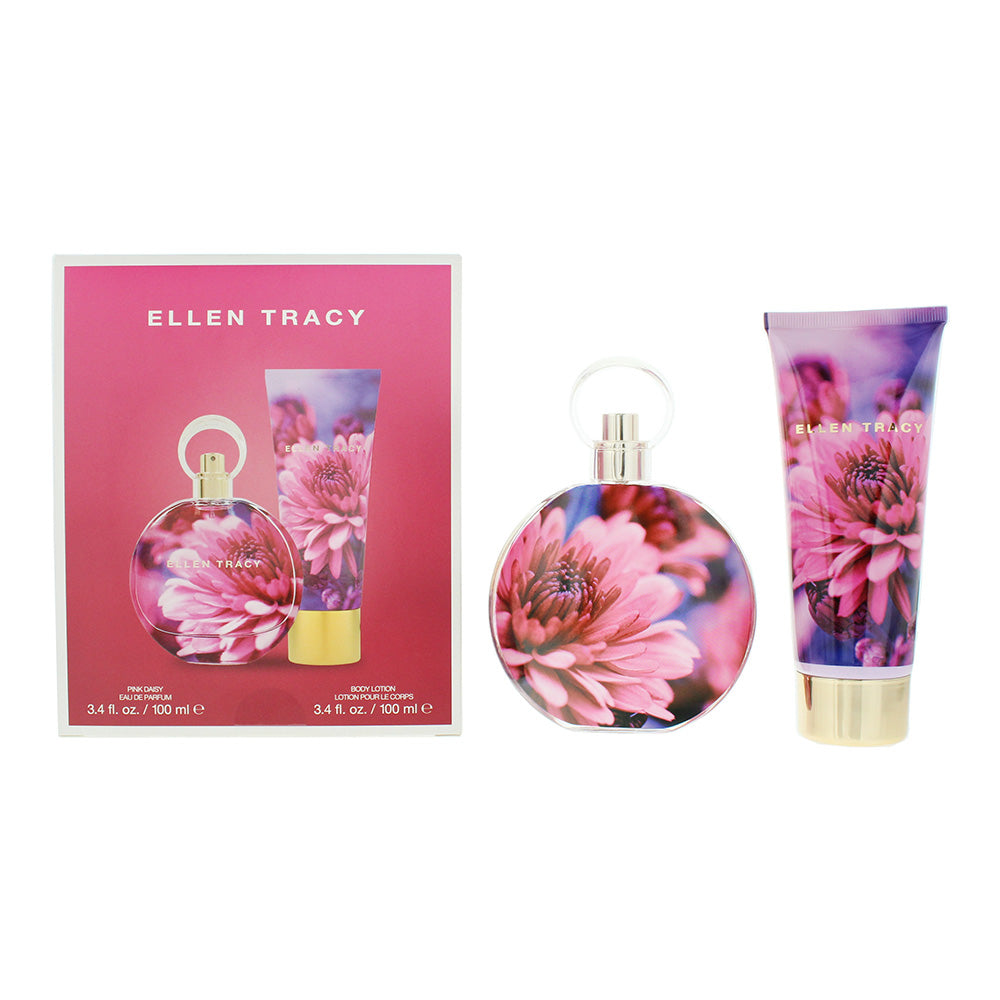 Ellen Tracy Dream Florals Pink Daisy Photobox 2 Piece Gift Set: Eau de Parfum 10