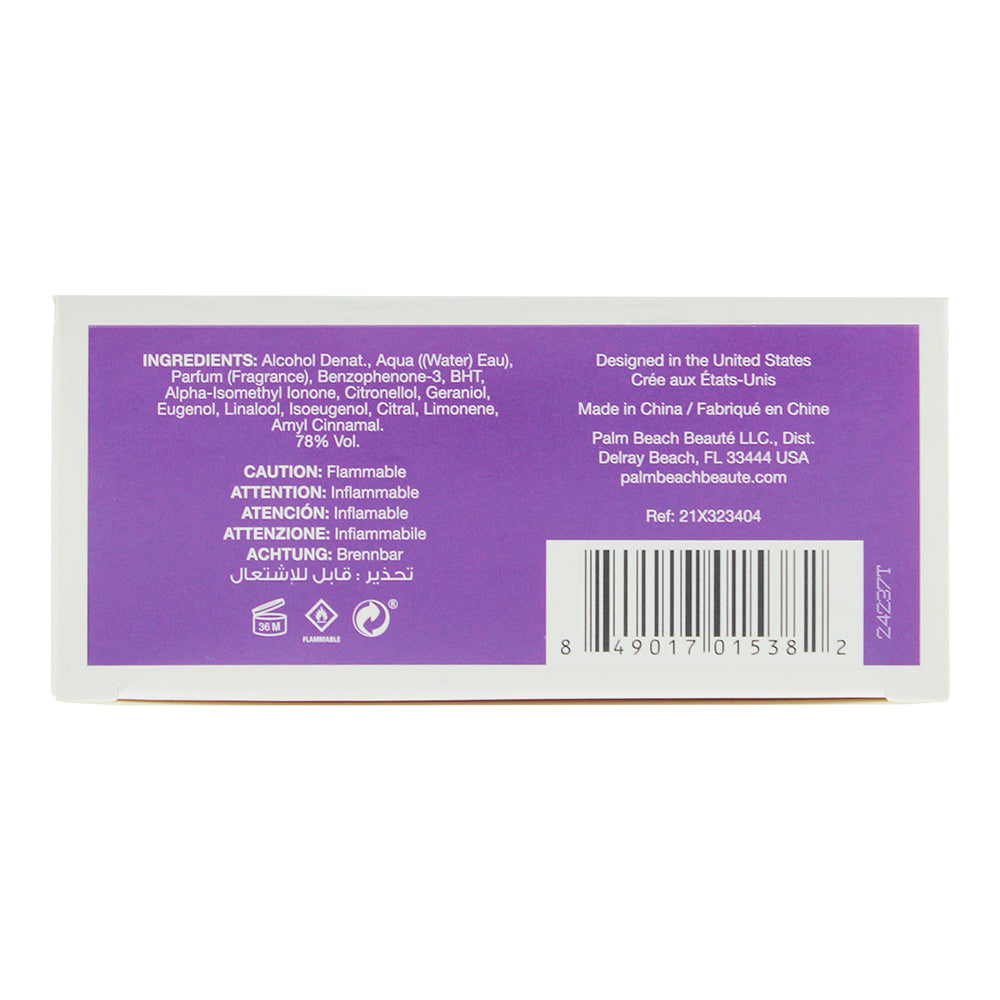 Ellen Tracy Dream Florals Purple Rose Eau de Parfum 100ml - Ingredients