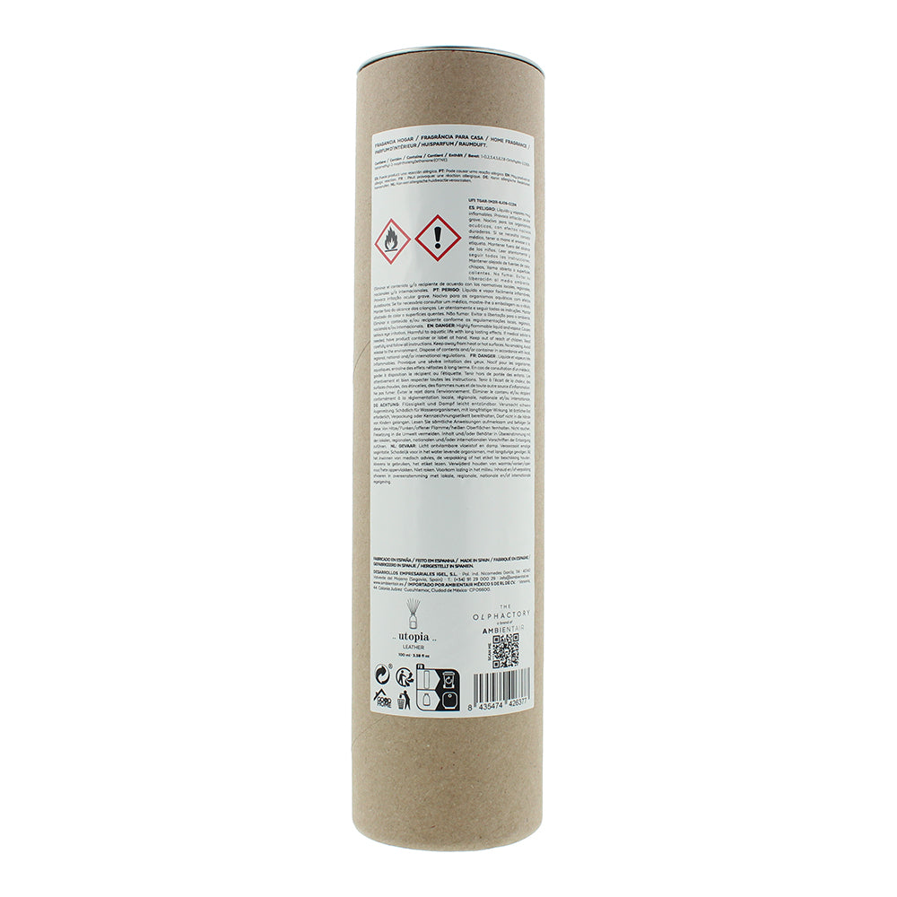 The Olphactory Utopia Leather Reed Diffuser 100ml