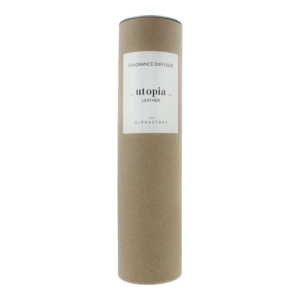 The Olphactory Utopia Leather Reed Diffuser 100ml - Box