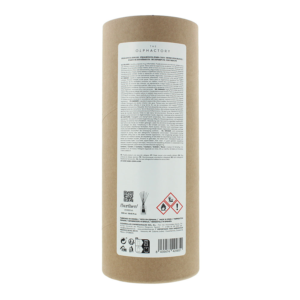 The Olphactory Further Verbena Diffuser 500ml - Ingredients