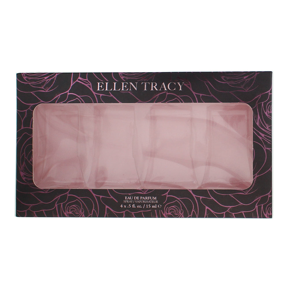 Ellen Tracy Classic Florals Best Sellers Coffret 4 Piece Gift Set: Eau de Parfum 4 x 15ml - Box