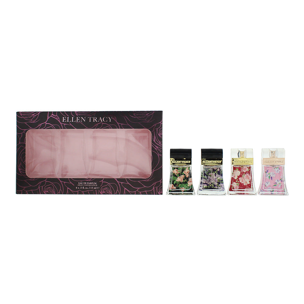 Ellen Tracy Classic Florals Best Sellers Coffret 4 Piece Gift Set: Eau de Parfum