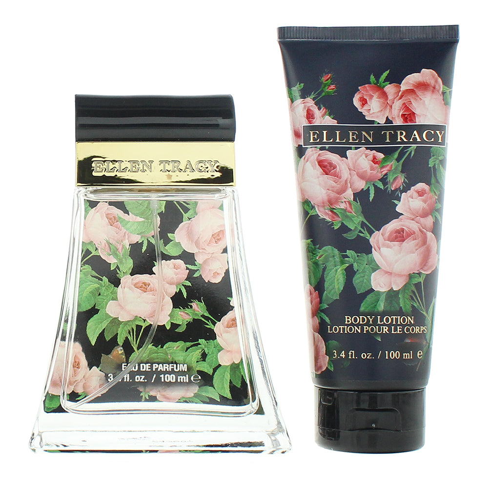 Ellen Tracy Classic Florals Black Courageous Photobox 2 Piece Gift Set: Eau de P - Product