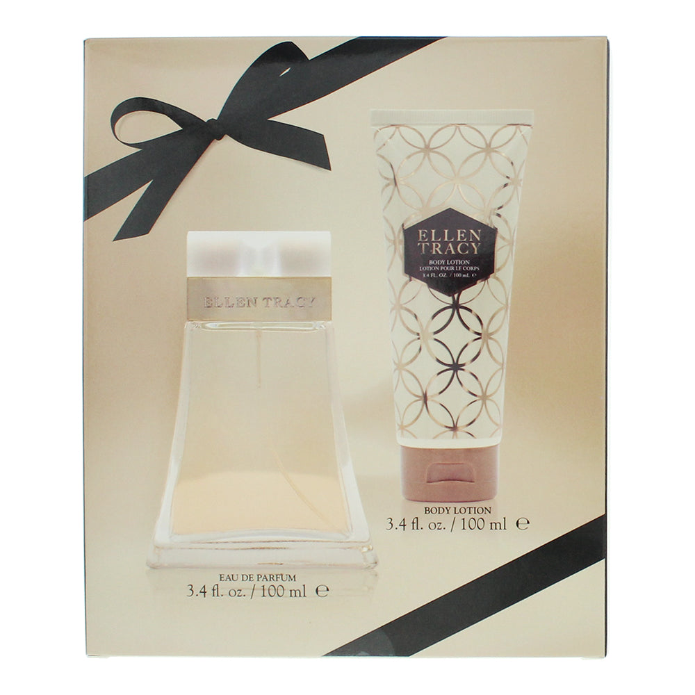Ellen Tracy Classic Photobox 2 Piece Gift Set: Eau de Parfum 100ml - Body Lotion - Box