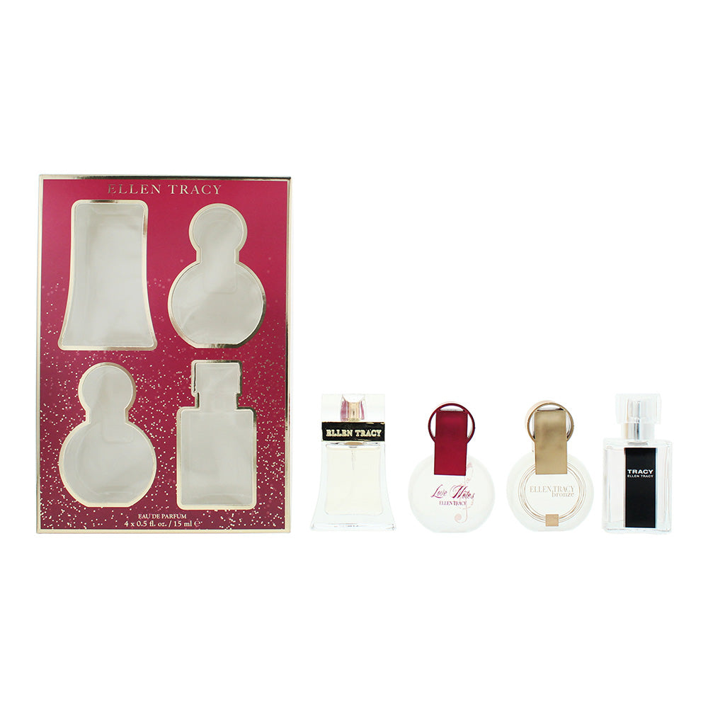 Ellen Tracy Classic Signature Coffret 4 Piece Gift Set: Eau de Parfum 4 x 15ml