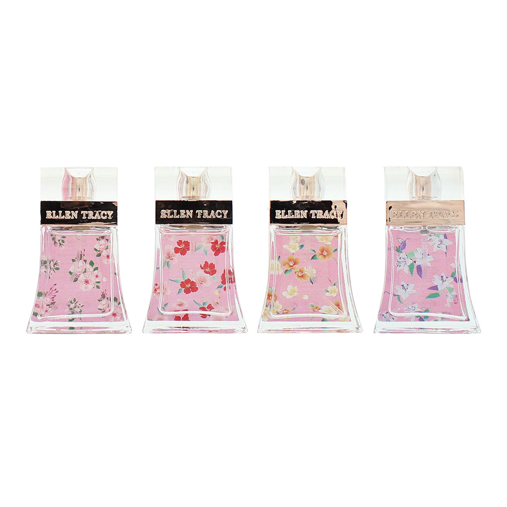Ellen Tracy Classic Florals Pink Coffret 4 Piece Gift Set: Eau de Parfum 4 x 15ml - Product