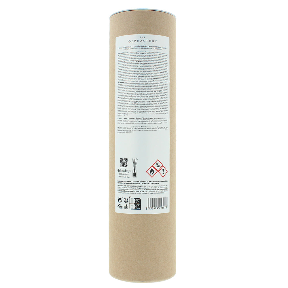 The Olphactory Blessing Dark Amber Reed Diffuser 250ml