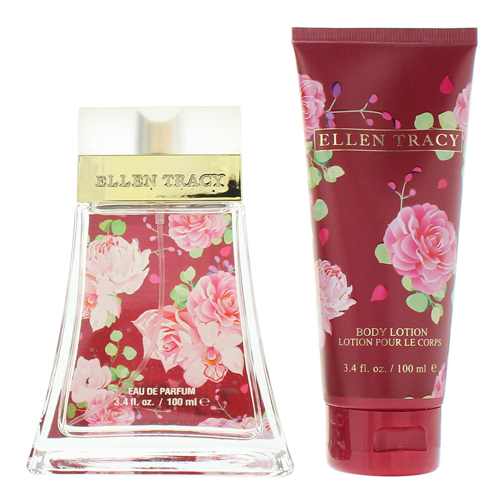 Ellen Tracy Classic Florals Red Sensational Photobox 2 Piece Gift Set: Eau de Pa - Product