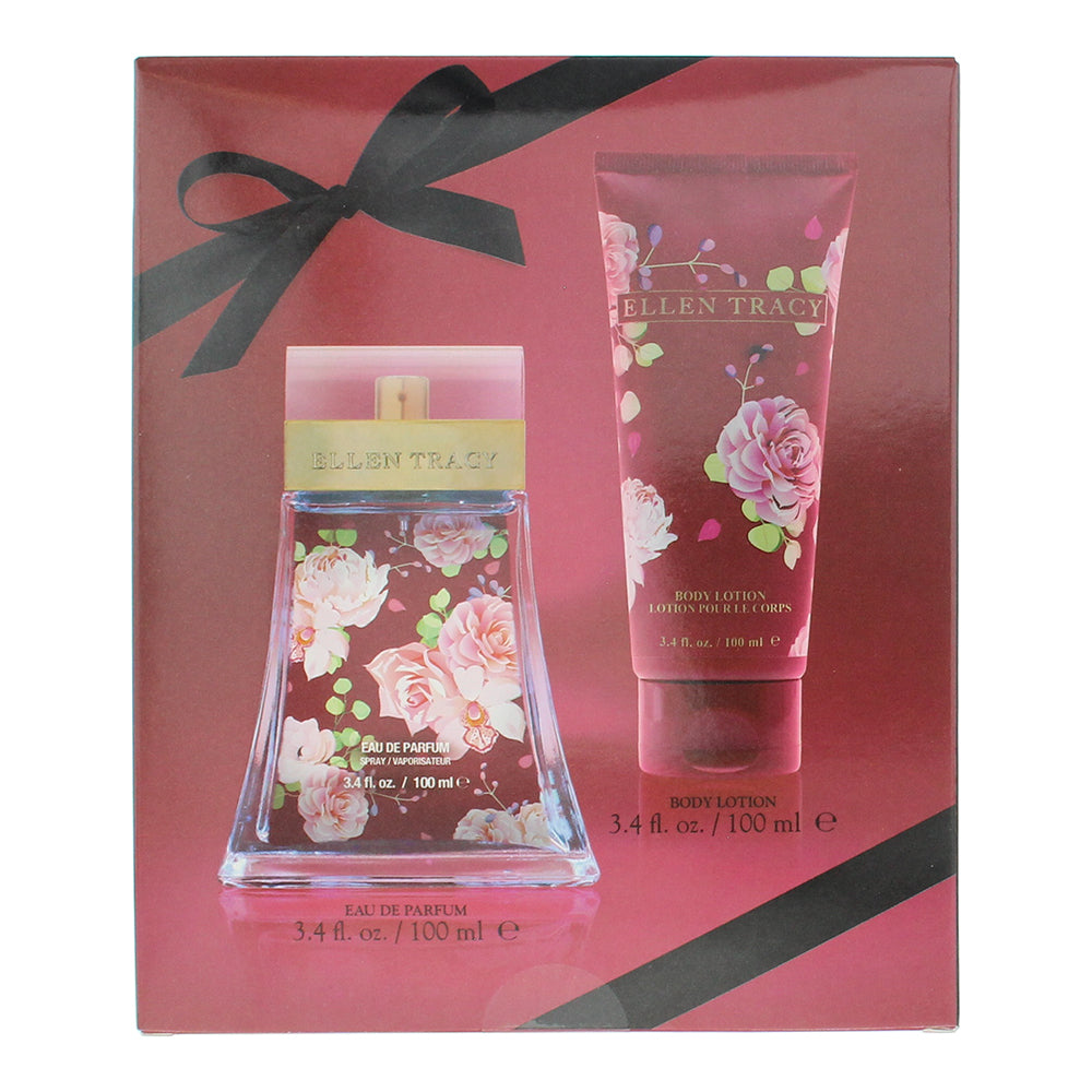 Ellen Tracy Classic Florals Red Sensational Photobox 2 Piece Gift Set: Eau de Pa - Box