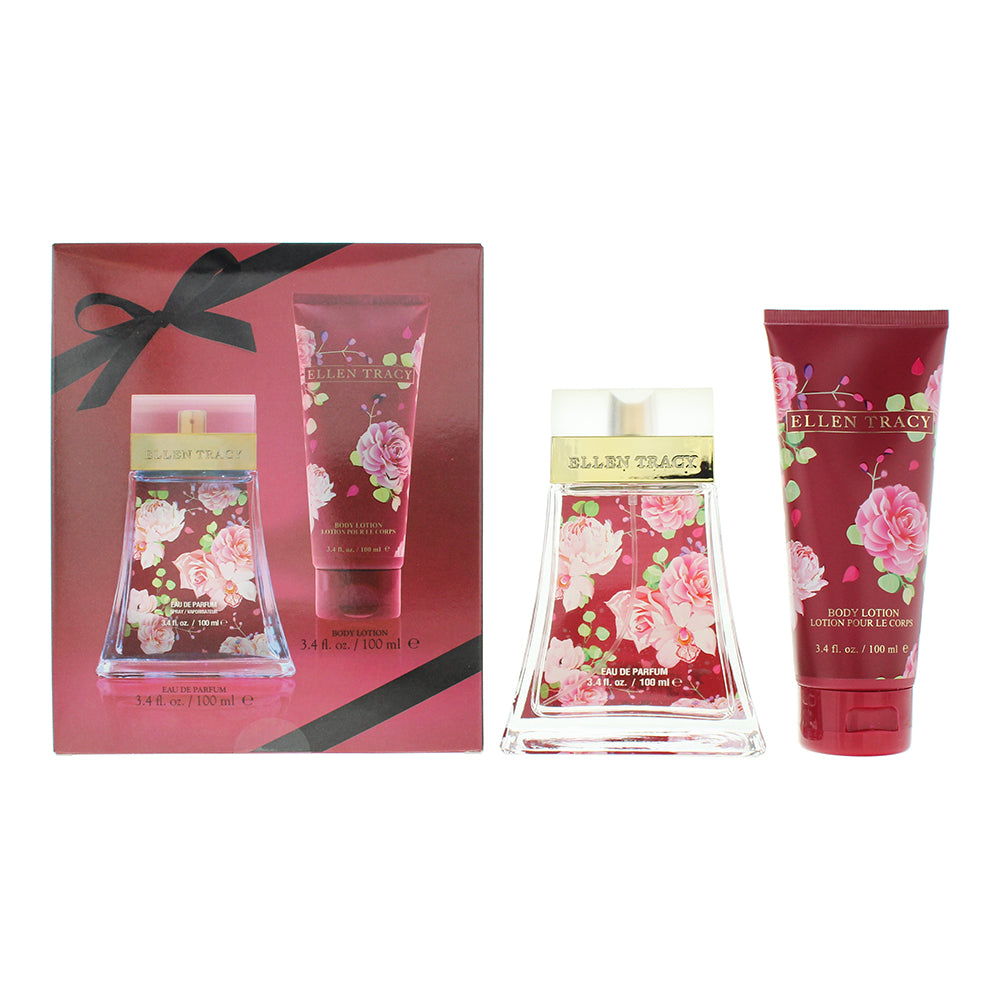 Ellen Tracy Classic Florals Red Sensational Photobox 2 Piece Gift Set: Eau de Pa