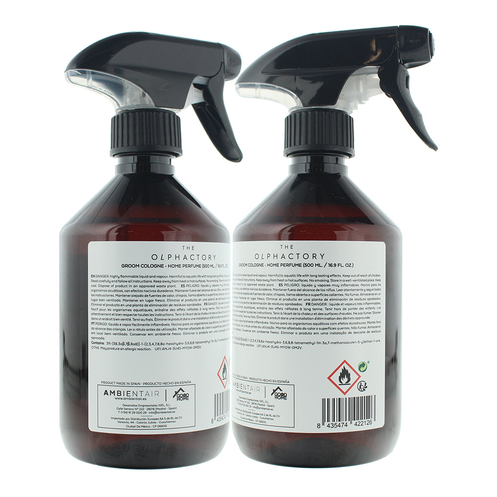 The Olphactory Better Half Groom Cologne Home Spray 500ml