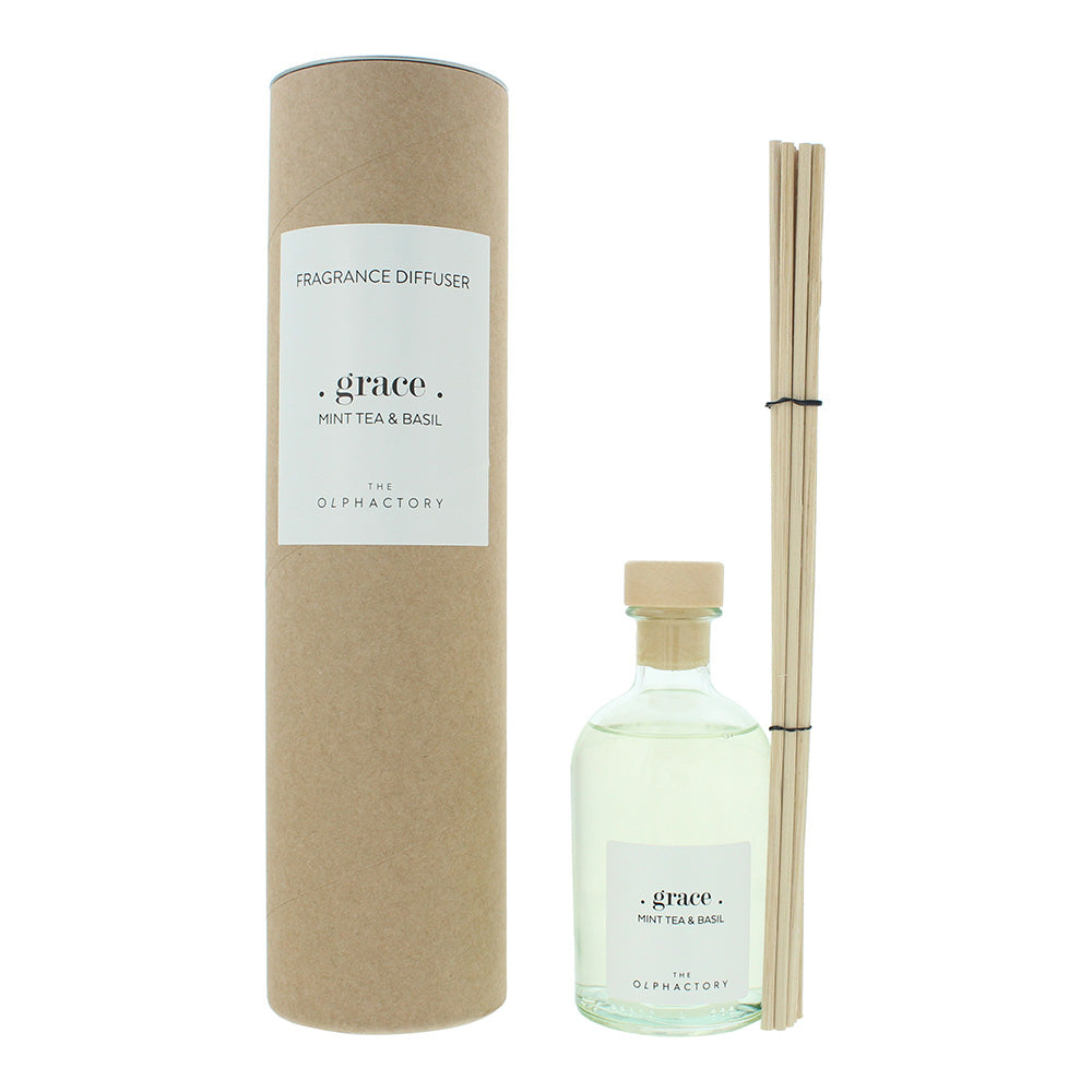 The Olphactory Grace Mint Tea & Basil Reed Diffuser 250ml